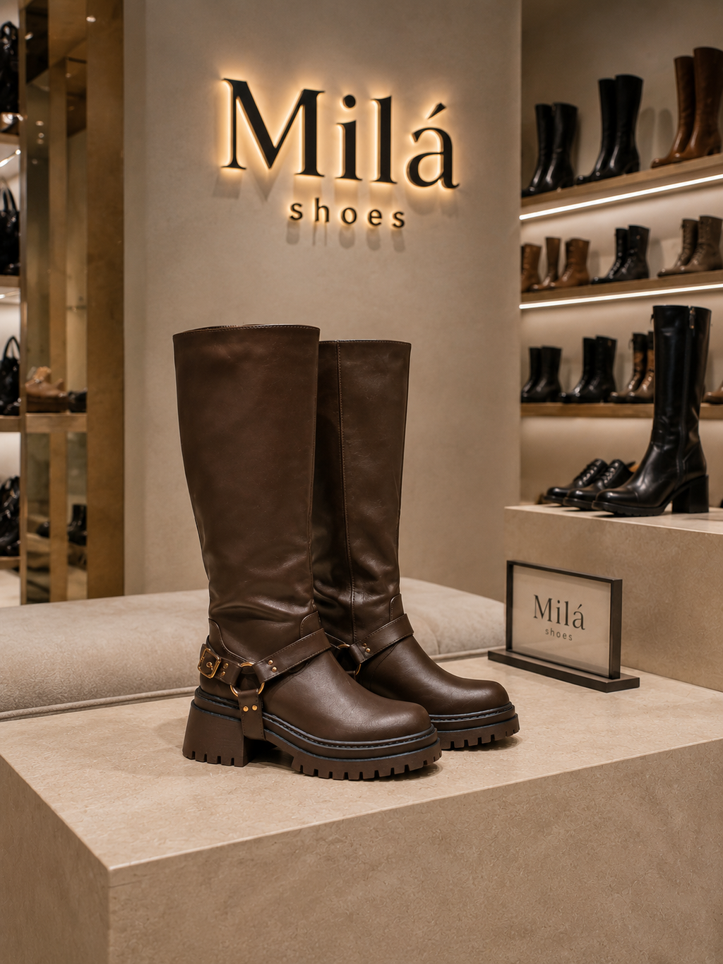 Botas Largas Milán – Café