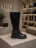 Botas largas - Milán black
