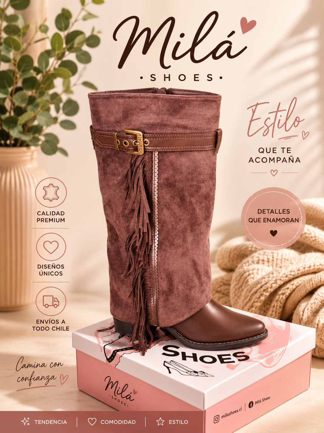 Botas largas - Milá Shoes
