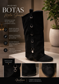Botas Valentina black – Milá Shoes